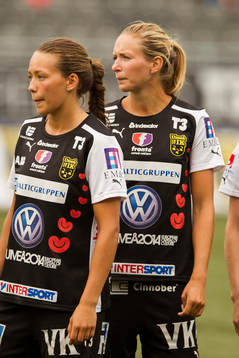 Umeås Elin Landström och Emmelie Konradsson