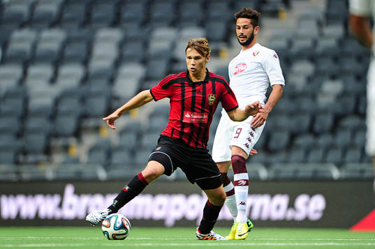 Brommapojkarnas Jesper Karlström och Torinos Marcelo