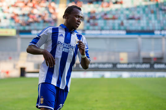 IFK Göteborgs May Mahlangu deppar