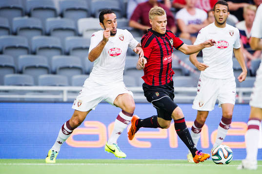 Torinos Cristian Molinaro och Brommapojkarnas Martin