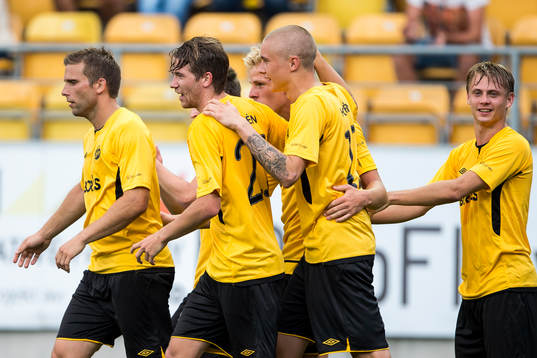 Elfsborgs spelaren jublar