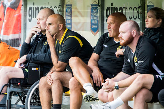 Elfsborgs manager Klas Ingesson och tränare Jan Mian