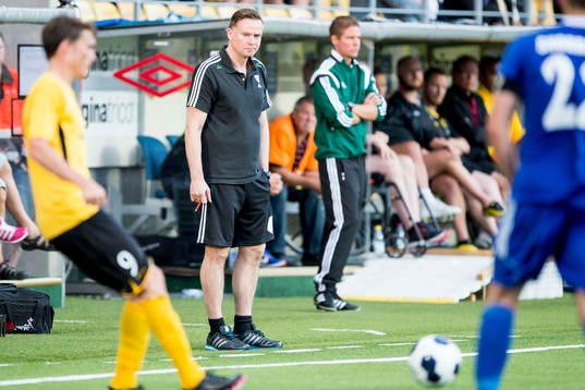 Hafnarfjördurs tränare Heimir Gudjonsson