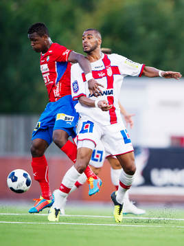Östers Alhaji Gero mot Assyriskas Kyle Konwea