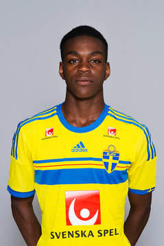 Joel Asoro, som spelar i P15/99-landslaget