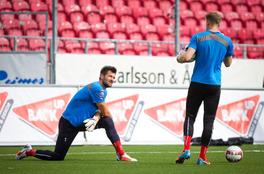 Halmstads målvakt Stojan Lukic