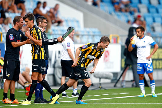 Häckens Gunnar Heidar Torvaldsson byts in mot Häckens