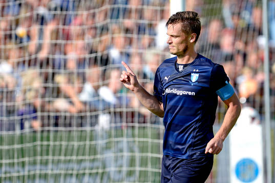Malmö FFs Markus Rosenberg jublar