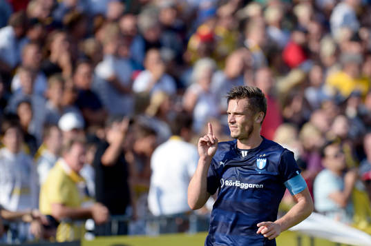Malmö FFs Markus Rosenberg jublar