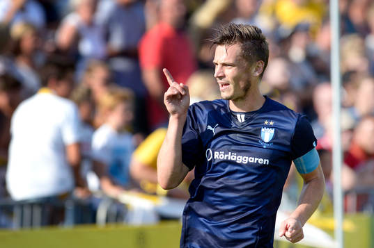 Malmö FFs Markus Rosenberg jublar