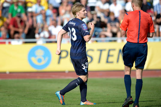 Malmö FFs Emil Forsberg jublar