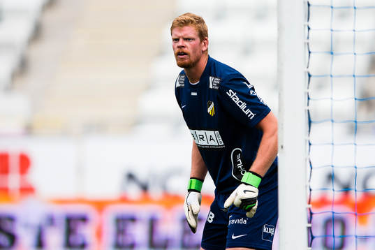 Häckens målvakt Christoffer Källqvist