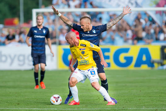 Falkenbergs Christoffer Carlsson och Malmö FFs Magnus