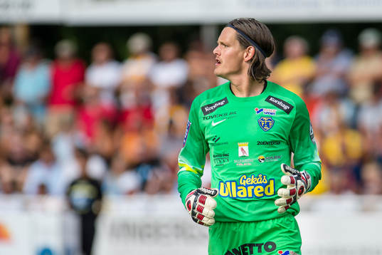 Falkenbergs målvakt Otto Martler