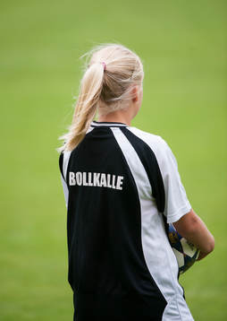 Bollkalle i matchen i division 3 mellan Bromölla och IFK
