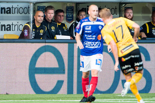 Elfsborgs tränare Jan Mian och assisterande tränare Peter