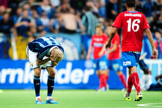 Djurgårdens Vytautas Andriuskevicius deppar