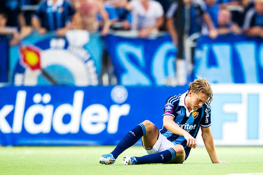 Djurgårdens Martin Broberg deppar