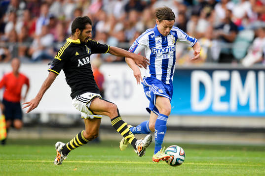 s Celso Borges och IFK Göteborgs Lasse Vibe