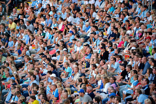 Malmö FFs supportrar på läktaren