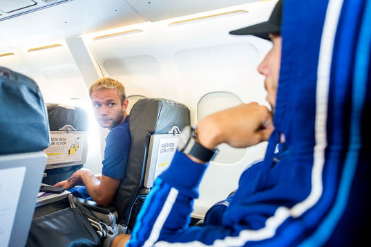 IFK Göteborgs Robin Söder på flyget