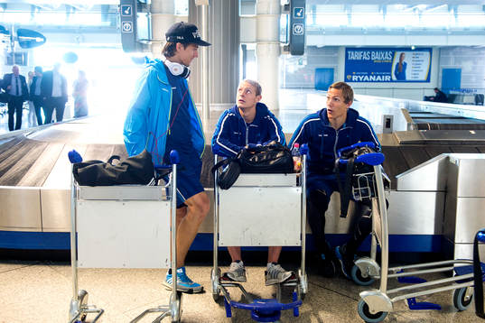 IFK Göteborgs Lasse Vibe, Joel Allansson och Ludwig
