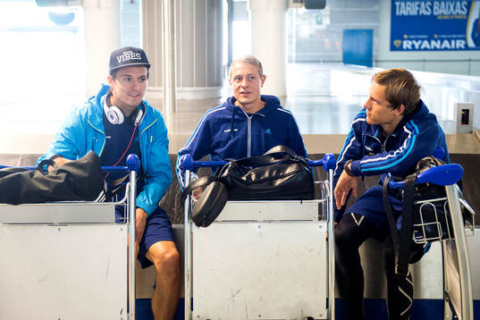 IFK Göteborgs Lasse Vibe, Joel Allansson och Ludwig