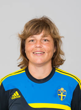Marie Svensson, spelarutbildare för F15/99-landslaget i