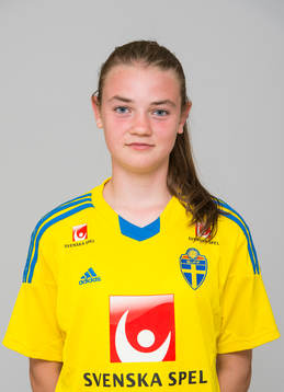Ida Friman, spelare i F15/99-landslaget i fotboll