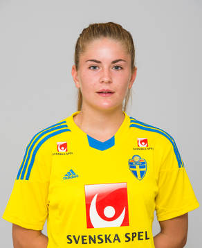 Alva Spångberg, spelare i F15/99-landslaget i fotboll