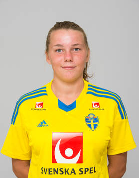 Ebba Hed, spelare i F15/99-landslaget i fotboll