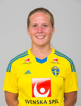 Vilma Rydell, spelare i F15/99-landslaget i fotboll
