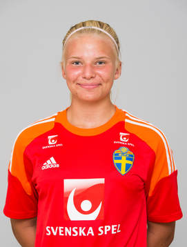 Nell Sjölin Jönsson, spelare i F15/99-landslaget i fotboll