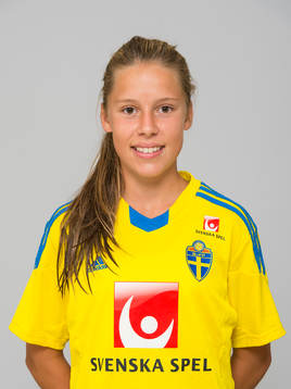 Julia Johansson, spelare i F15/99-landslaget i fotboll