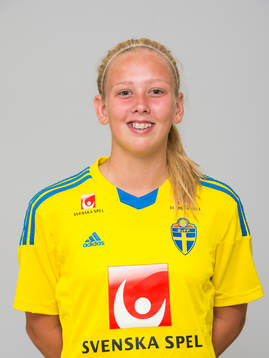Nora Rönnfors, spelare i F15/99-landslaget i fotboll