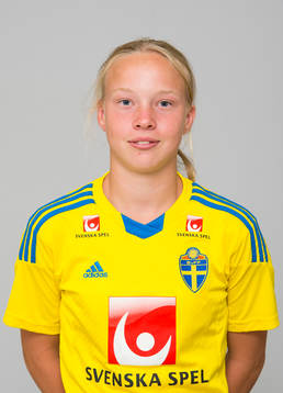 Izabell Rydell, spelare i F15/99-landslaget i fotboll