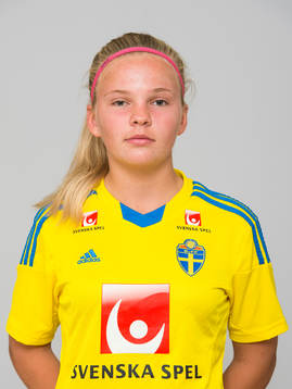 Maja Skånsberg, spelare i F15/99-landslaget i fotboll