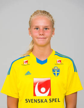 Nellie Lilja, spelare i F15/99-landslaget i fotboll