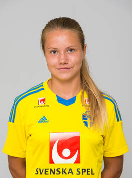 Olivia Sandahl, spelare i F15/99-landslaget i fotboll