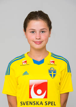 Anna Mattsson, spelare i F15/99-landslaget i fotboll