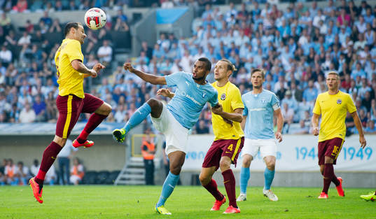 Sparta Prags Bořek Dočkal, Ondřej Švejdík och Malmö