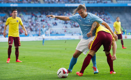 Malmö FFs Markus Halsti forcerar