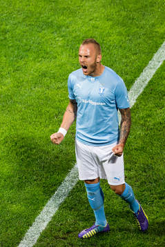 Malmö FFs Magnus Eriksson jublar