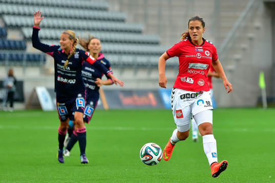 Kristianstads Marija Banusic gör 1-0