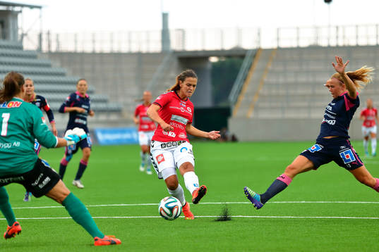 Kristianstads Marija Banusic gör 1-0