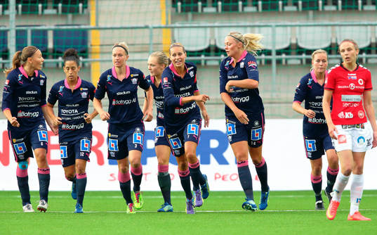 Linköpings spelare jublar