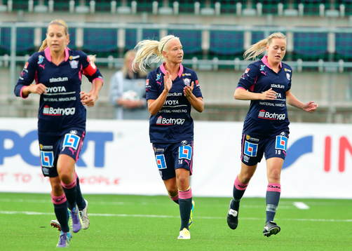 Linköpings spelare jublar