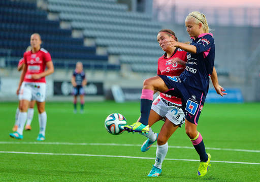 Kristianstads Alice Nilsson och Linköpings Pernille Harder