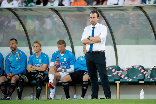 under fotbollsmatchen i kvalet till Europa League mellan