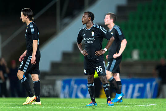 IFK Göteborgs May Mahlangu deppar